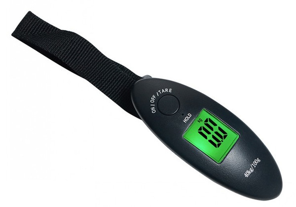 Hot selling 40kg/100g Portable Mini Palm Scale Digital Electronic Luggage Scale With Bandage 200pcs free by dhl LLFA