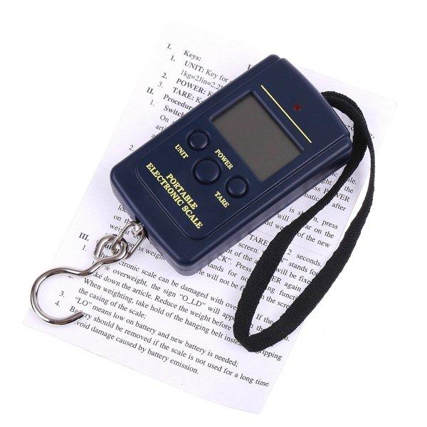 20g 40Kg Pocket Digital Scale Electronic Hanging Luggage Balance wihtout retail box without battery Weight 1pcs