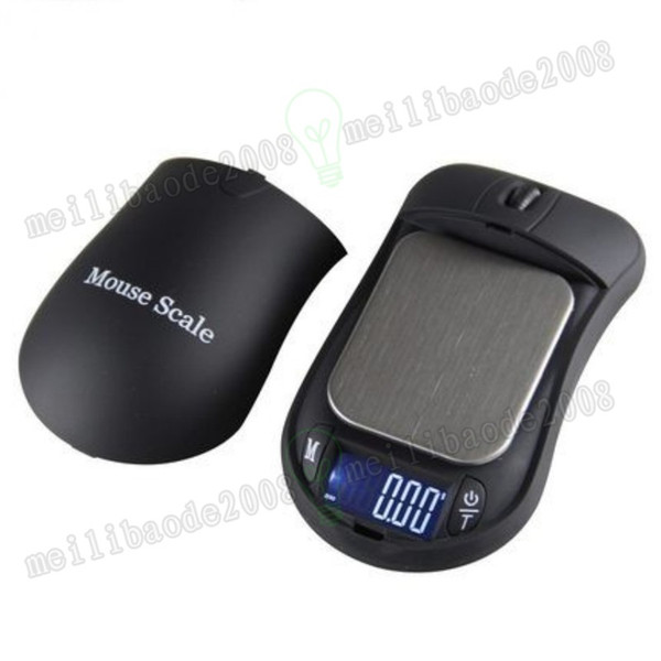 200g/0.01g High Precision Digital Mouse MINI Electronic Scale Jewelry Tea Weight balance Backlight Module Pocket Scale MYY