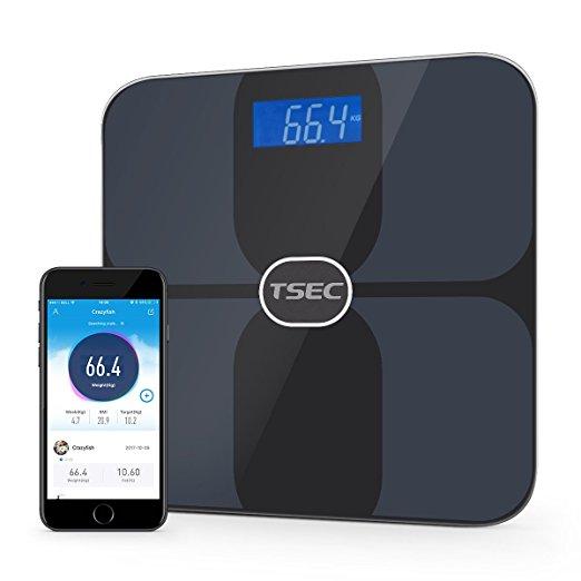 Body Fat Scales Bluetooth Digital Smart Weight Scale 180kg 400lb Accurate Health Metrics Body Composition Analyzer with IOS Android App