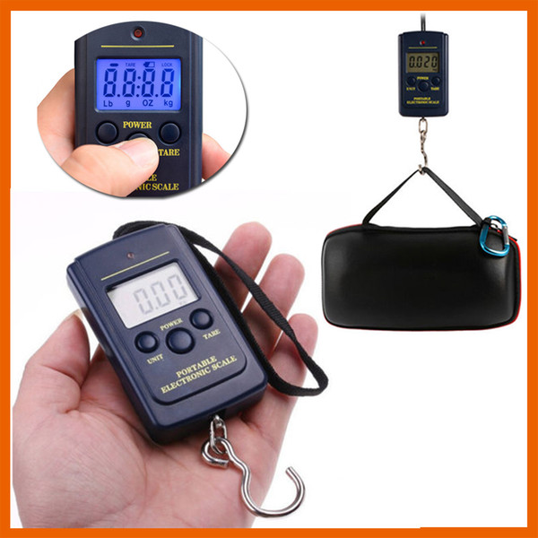 Digital Scale Electronic Hanging Fishing Luggage Pocket Portable Digital Weight Scale 20g 40kg With Retail Hanging Portable Scale 02