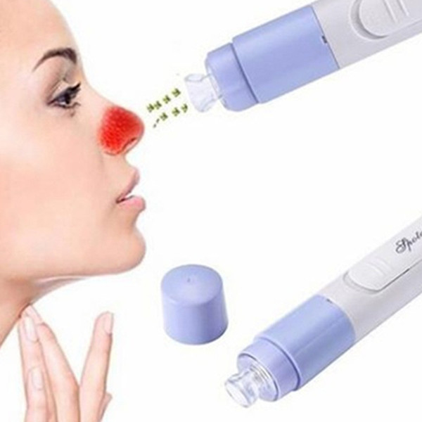 Mini Handheld Facial Blackhead Pore Cleanser Vacuum Suction Face Skin Protection Dirt Suck Up Cleansing Device Zit Acne Remover Cleaner