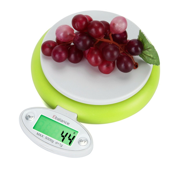 5000g/1g Mini Portable Digital Electronic Kitchen Household Scales Weight Weighting 5KG LCD Ebalance Scale Food Parcel Free Shipping