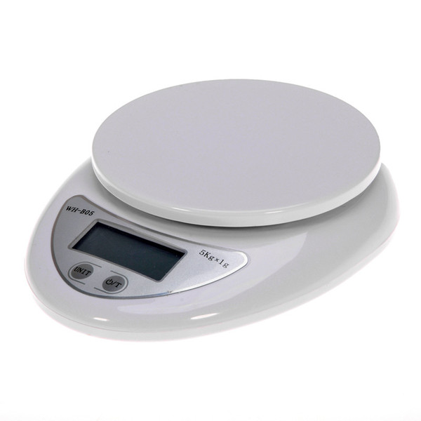 2018 New 5000g/1g 5kg Household Kitchen Scale Mini High Precision Measurement Digital Scales Balance Weight LED Electronic