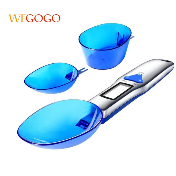 WFGOGO Gram Electronic Spoon Weight Volumn Food Scale 3pcs/set 300g/0.1g Portable LCD Digital Kitchen Scale Measuring Spoon