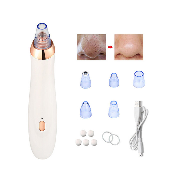 Electric Blackhead Remover Skin Care Pore Vacuum Acne Pimple Removal Vacuum Suction Tool Facial Diamond Dermabrasion Machine Face Clean