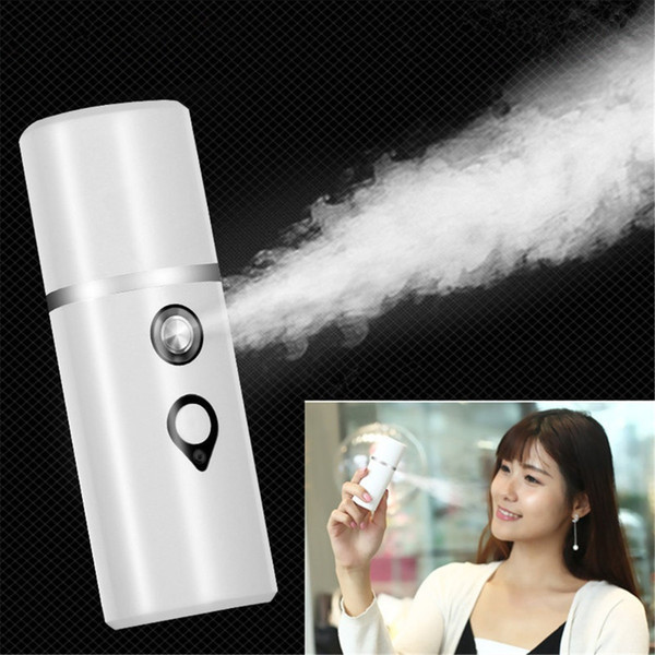 Nano Mist Spray Handy Atomization Mister Face Facial Moisturizing Mini cold Beauty Instrument Facial Steamer BH240