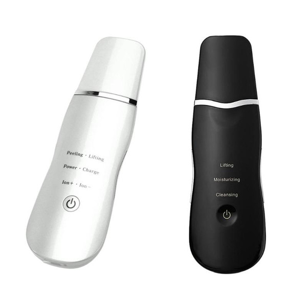 Rechargeable Ultrasonic Vibration Face Scrubber Massager Facial Cleaner