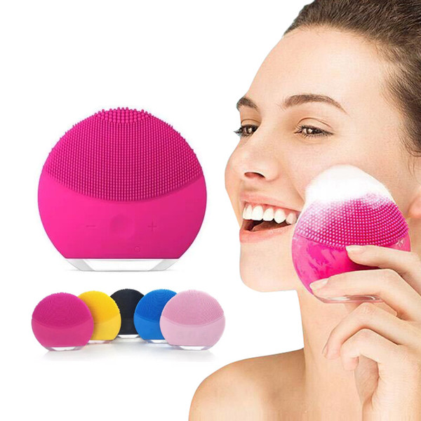 Mini Electric Facial Cleaning Massage Brush face cleansing facial massager for washing face cleaner facial cleanser machine