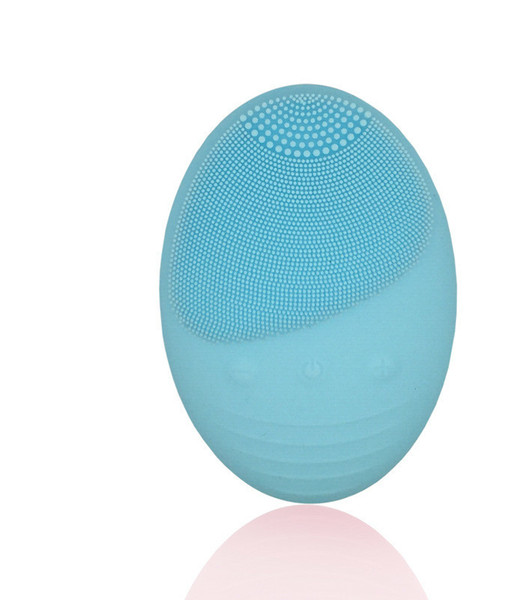 2018 new Ultrasonic Wireless Charge Silica Gel Clean Organ Phototherapy Beautiful Skin face cleaner