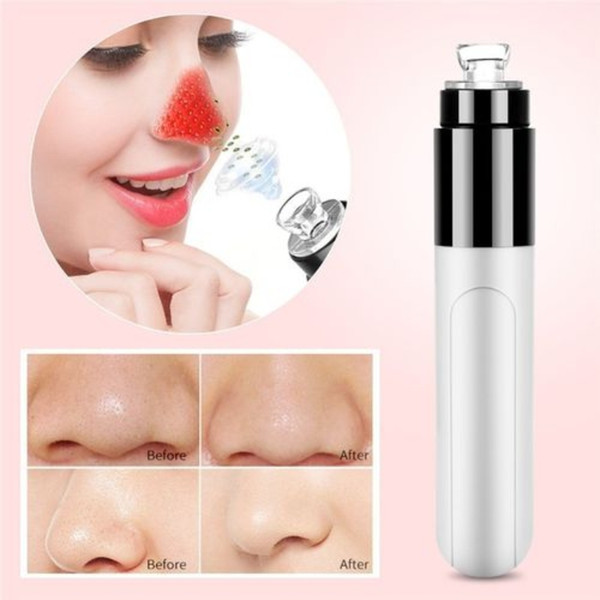 Vacuum blackheadremoval Mini Electric Facial Pore Blackhead Cleanser Skin Cleaner Face Dirt Suck Up Vacuum Tool LQS.