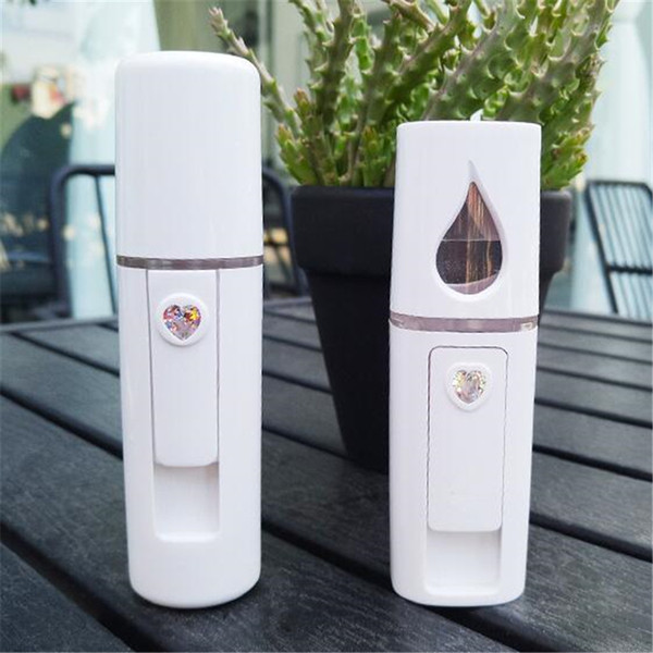 Nano Face Water Meter Beauty Steaming Instrument USB Charging Portable Nano Spray Facial Humidifier Cold Spray Handheld DHL