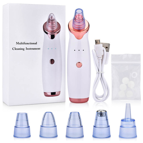 Pore Vacuum Blackhead Remover Suction Acne Peeling Pore Face Cleanser Facial Skin Care Diamond Microdermabrasion Beauty Machine