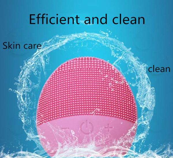 New Mini Electric Cleaning Massage Washing Machine Waterproof Silica Gel Cleaning Equipment Tool SPA Massage