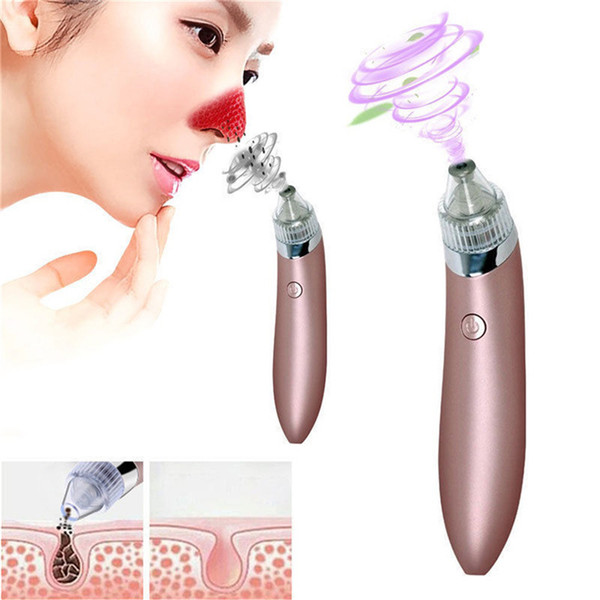 Electric Acne Remover Point Noir Blackhead Vacuum Extractor Tool Black Spots Pore Cleaner Skin Care Massager Face Lift Tool Kit