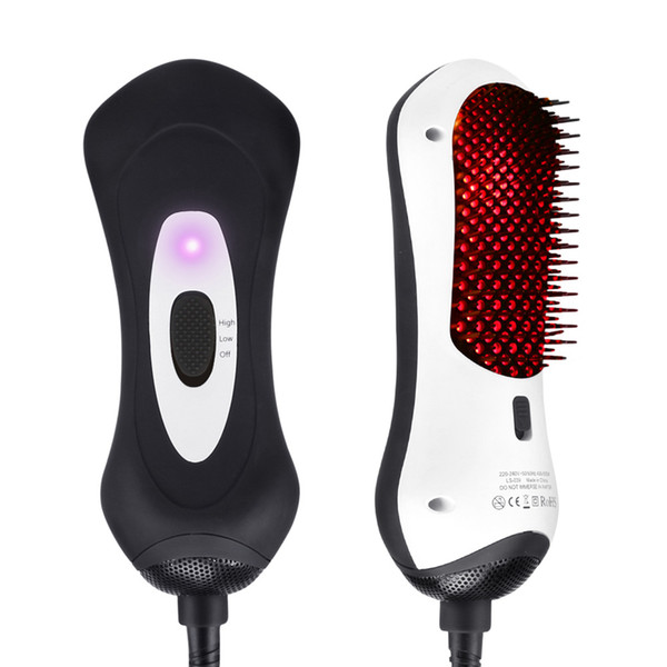 Electric Hair Brushes Professional Hairdryer Brush Anion Function Infrared Blow Dryer Comb 110-240V Suitable For Dry Wet Hair