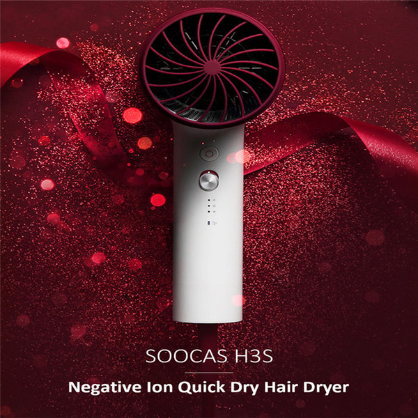 Xiaomi Soocare Soocas H3S Anion Hair Dryer Aluminum Alloy Body 1800W Air Outlet Anti-Hot Innovative Diversion Design