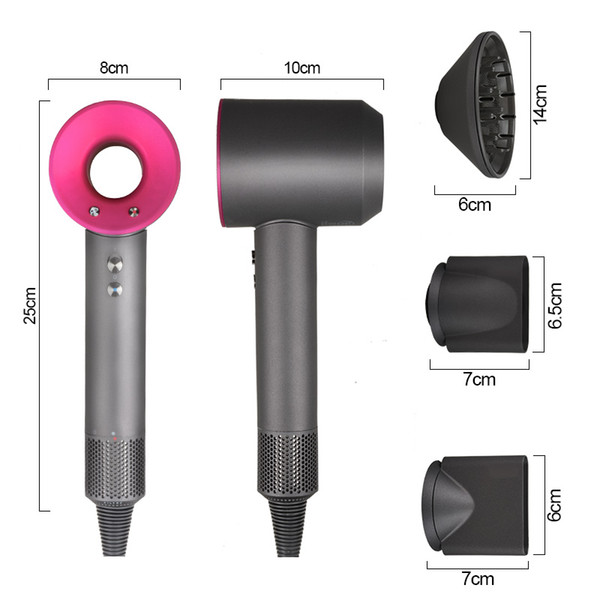 Original Sticker Dyson Supersonic Hair Dryer Professional Salon Tools Blow Dryer Heat Super Speed Blower Dry Hair Dryers AU/UK/US/EU Plug