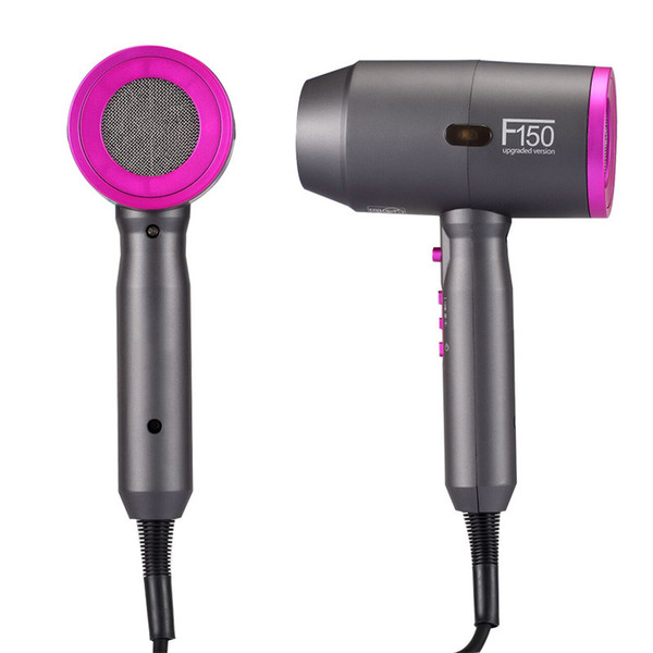Us Ca Mx Hotsales 110v F150 Creative Design Smart Continuously Variable Speed High Anion Concentration F150 Hair Dryer With Gifts EU plug