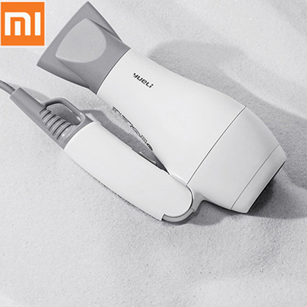 Xiaomi Yueli Light Mini Hair Dryer Small Size With Storage Bag Portable 2 Gears Hair Dryer 1200W from xiaomi youpin HD066W 1.85m