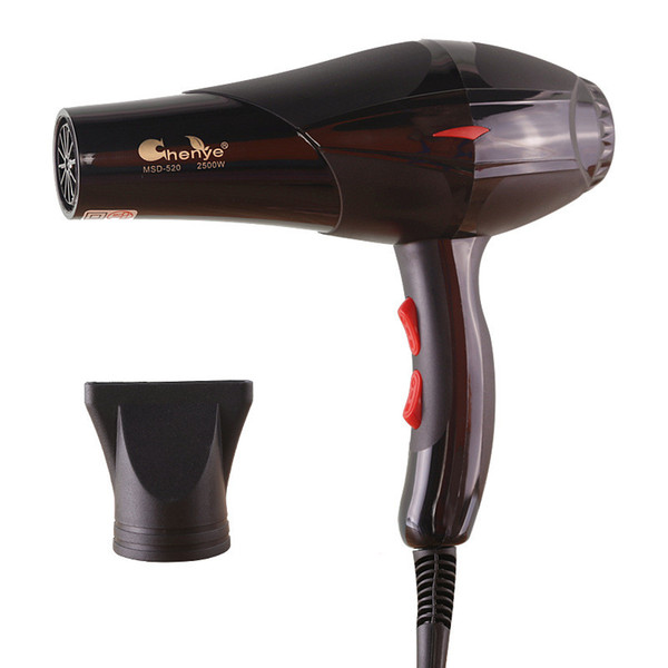 2500W 220V Black Professional Anion Hair Dryer Large Power Hair Repairing Hairdryer Air Blower Constant Temperature Blower