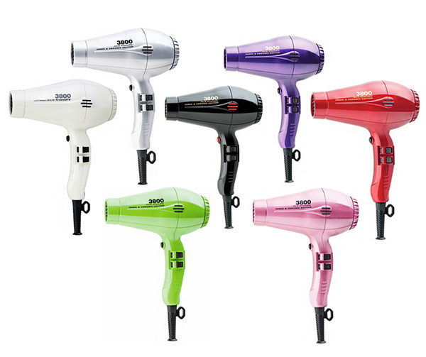 Fashion Pro 3800 Professional Hair Dryer High Power 2100W Ceramic Ionic Hair Blower Salon Styling Tools US EU AU Plug 110V-220V