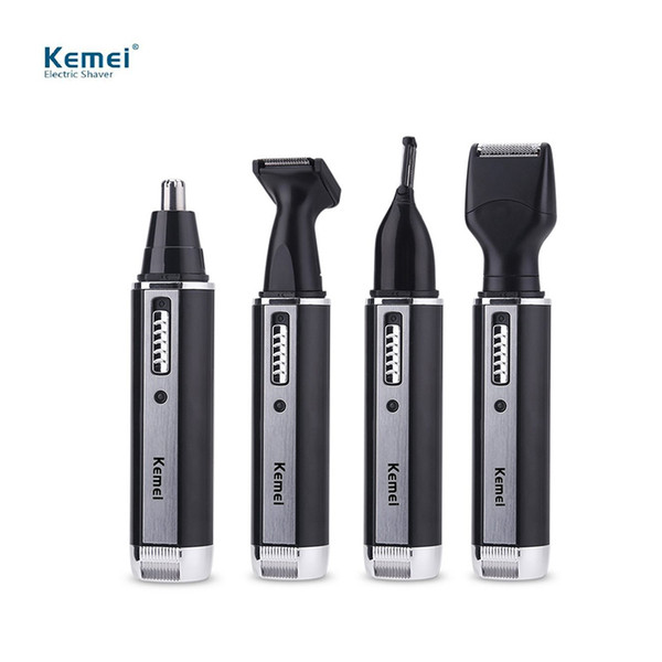 4 in one Rechargeable nose hair trimmer for men trimer ear face eyebrow nose hair removal eyebrow Trimmer for nose Wireless