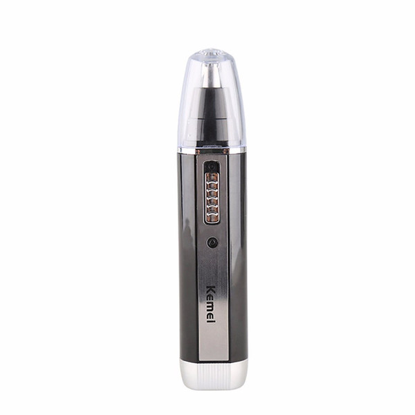 KEMEI Professional Rechargeable Nose Trimer Ear Cleaner Electric Nose Hair Trimmer Hair Removal Nose Hair Cut Machine KM-6631