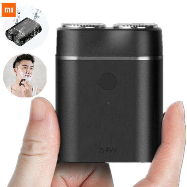 Original Xiaomi Zhibai Type C Men Electric Razor Wet Dry Shaving IPX7 Waterproof Rechargeable Mini Body Japan Steel German Technical