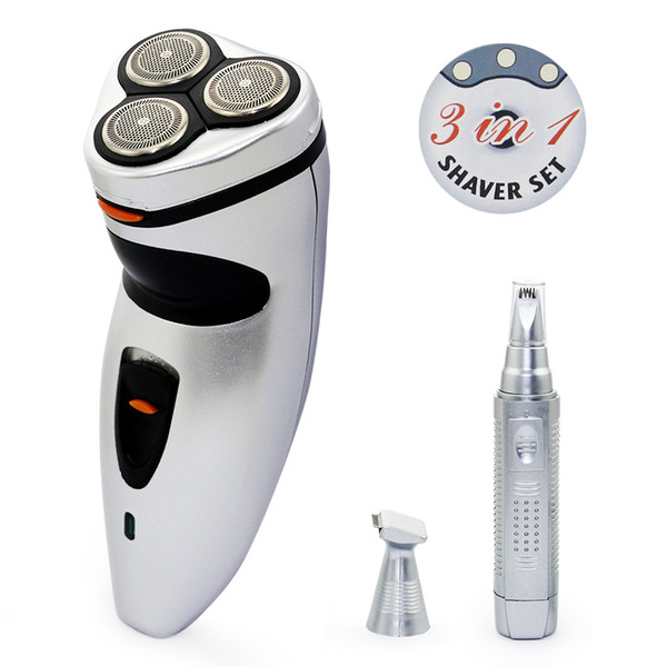 FREE SHIPPING Wholesale 110V/220V Multifunctional Face Care Electric Shaver Charging Shaver Men's Nasal Hair Shaver Set