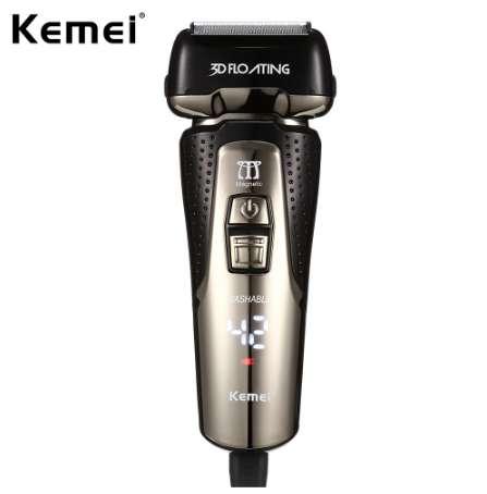 Kemei KM - 1531 Fully Washable Men Electric Shaver 3 Blade Rechargeable Razor Z20