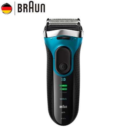 Braun Series 3 Electric Shaver 3080S Electric Razor Blades Shaving Machine Rechargeable Electric Shaver Washing For Men