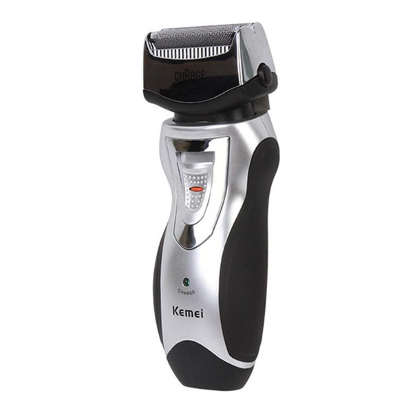 High quality Black ABS Rechargeable Shaving Machine Rechargeable Reciprocating Men Electric Shaver Beard Razor Hair Blades