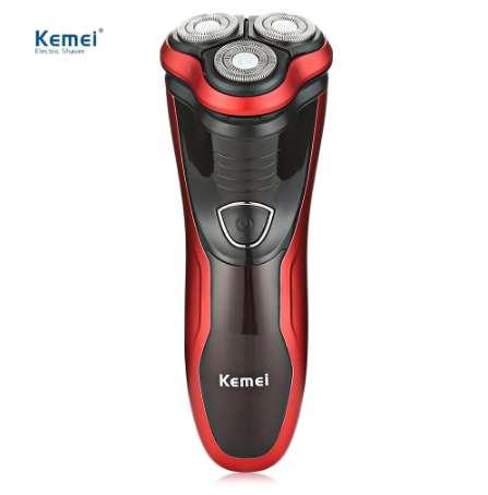 Kemei KM - 9013 Floating Shaver Wet Dry Washable Electric Razor Triple Blade Waterproof Portable 220V Electric Shaver