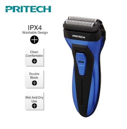 PRITECH 2018 Electric Shaver Rechargeable Electric Razor Shaver For Men Reciprocating Floating Shaving Machine Wet Dry Use