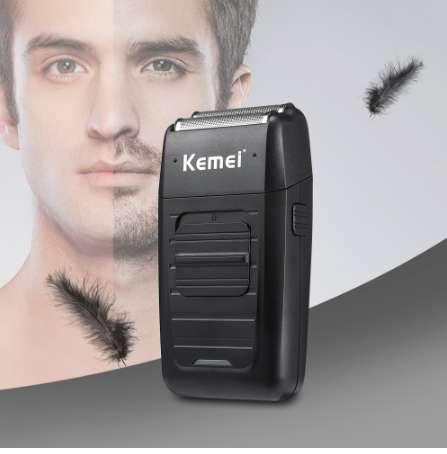 Kemei KM - 1102 Rechargeable Electric Shaver Dual Blades Floating Head Electric Razor Face Care Men Beard Trimmer Machine