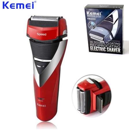 KEMEI Professional Rechargeable Electric Shaver Triple Blade Reciprocating Razors Men's Face Care 3D Floating Shaver KM-8101