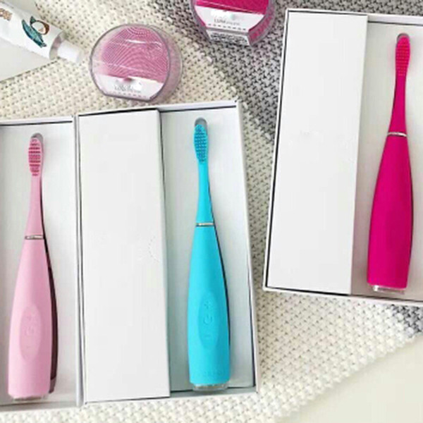 Top Body Care Lu--na adult silicone Electric Charge Waterproof toothbrushes rechargeable 3 colors Personal Care Beauty DHL Free Shipping