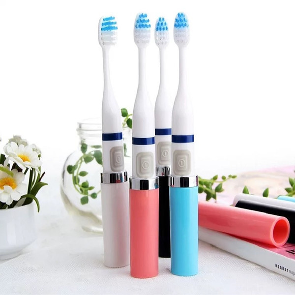 Traveling Toothbrush Electric Adult Toothbrush Ultrasound Toothbrushes Gift Battery Soundwave Electric Toothbrush Buy One Get Two Free Head