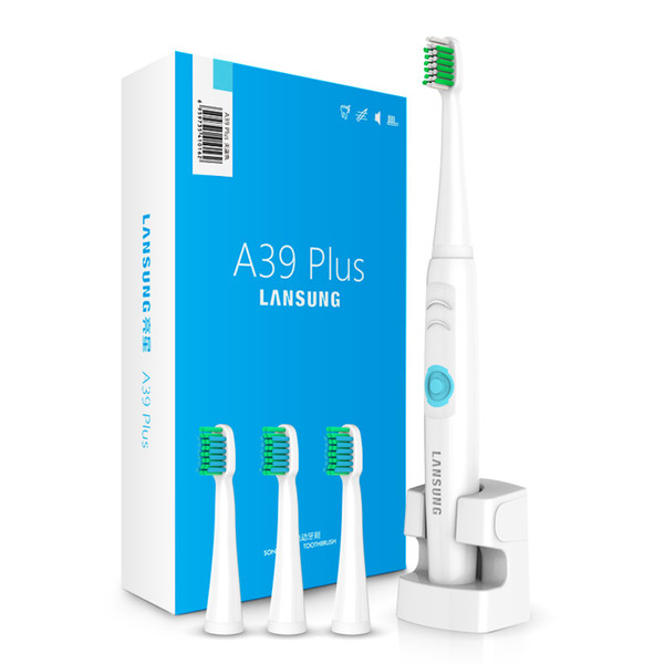 Ultrasonic Electric Toothbrush LANSUNG A39 Plus A39Plus Rechargeable Oral Care Teeth Brush IPX7 wireless charging 4 Heads