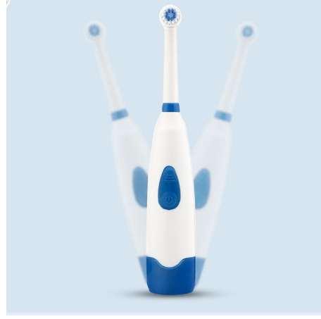 1pcs Automatic Electric Toothbrush IPX7 Waterproof Ultrasonic Rotary Tooth Brush with 2 Brush Heads Adult Electric Toothbrush