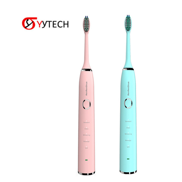 SYYTECH Sonic Toothbrush electric T9 Cheap Wholesale Shenzhen High Quality Rotating Head Rechargeable Electric Sonic Toothbrush