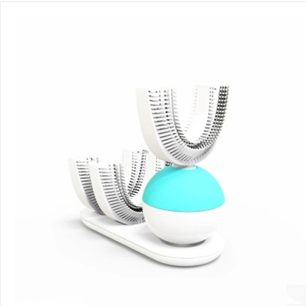 Intelligent Automatic Electric Toothbrushes Ultrasonic toothbrush type U braces circular wireless with 2 Replacement Heads high quality