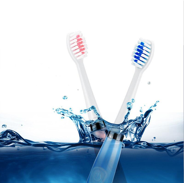 SEAGO SG-915 Sonic Electric Toothbrush for Adults with 2pcs Teeth Brush Heads Oral Care Dental Pink Blue New Brand