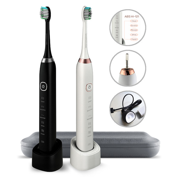 S100 Acoustic Electric Toothbrush Adult Charging Ultra-automatic Acoustic Soft Hair Whitening Household Electric Toothbrush IPX7 Waterproof