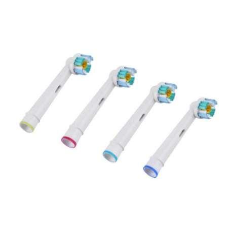 4pcs Universal Electric Toothbrush Heads Suit Replacement Soft-bristled 4 Colors For Toothbrushes Head Oral Hygiene EB-18A