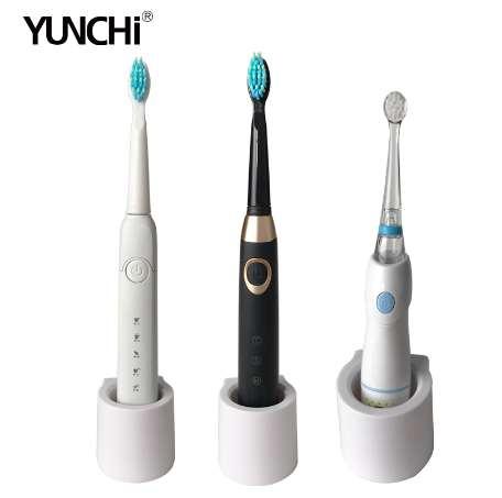 Yunchi Electric Toothbrush Holder Simple Design Easy Use Good Quality Plastic Material With Sticker