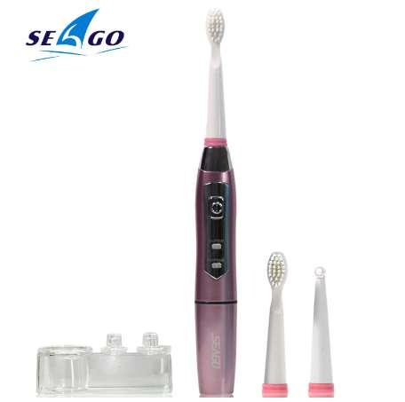 SEAGO Electric Toothbrush Full Washable Battery Power Sonic Tooth Brush Smart Timer Adult Toothbrushes Electric Best Gift !