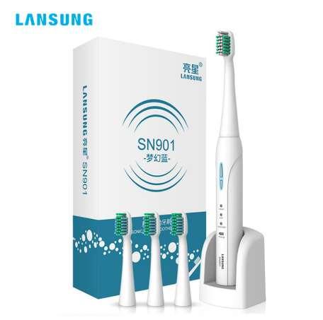 Langtian Charge Sonic Electric Toothbrush Ultrasonic Whitening Teeth Vibrator Tooth Brush Dental Care Oral Hygiene Pinceis