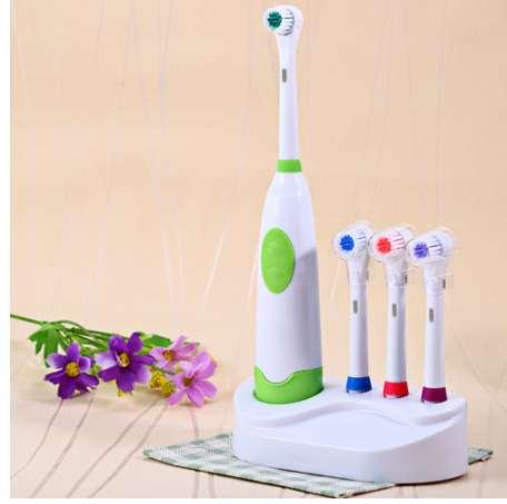 Electric Toothbrush with 4 Brush Heads Oral Hygiene Dental Care Accessories Electric Toothbrush for Adults and baby